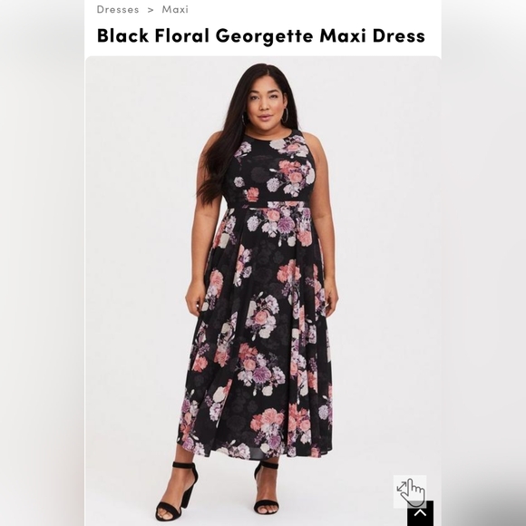 Floral Maxi dress - Torrid size 12 - Picture 1 of 4